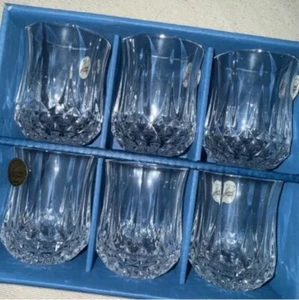 Cristal d‘ Arques Longchamp Shot Glasses Set Of 6 New In Box Made In France - Picture 1 of 3