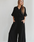 Turtledove London Black Iris Jumpsuit size 3