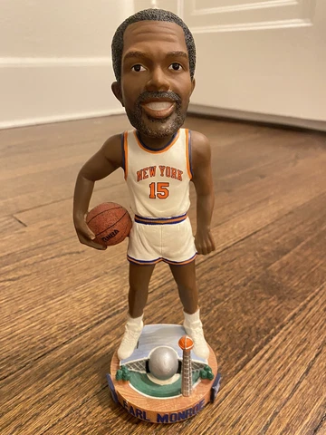 RARE Earl Pearl Monroe Bobblehead FOCO Forever #/5000 Knicks HUGE! Cover