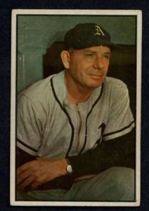 1953 Bowman Color #31 Jimmie Dykes VGEX Athletics MG A3727 