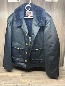 Vintage Super Chief Men's Sz 46R Sheriff Deputy Lawman Bomber Jacket - Picture 1 of 8