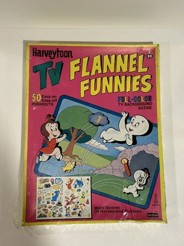 Vintage Harvey-Toon TV Flannel Funnies Casper/Little Audrey/Spooky - McNally NOS Cover
