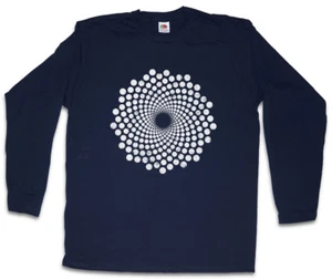 SPIRALPUNKTE LANGARM T-SHIRT Hypno Labyrinth mystisch hypnotisch esoterik Kreis - Bild 1 von 1