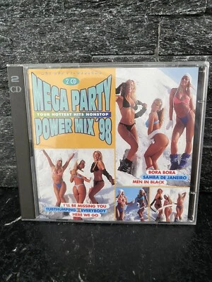 MEGA PARTY POWER MIX 98 - 2 CDs Sash Da Hool Tank Brooklyn Bounce Kosmonova Nana - Bild 1 von 4