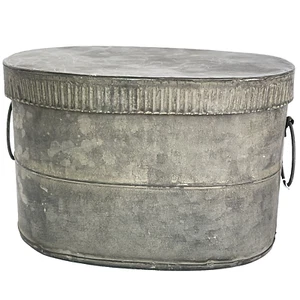 Storage Box Small Creative Co Op Decorative Metalized Box With Lid - Picture 1 of 6