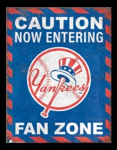 NY Yankees Fan Zone Blechschild 16" x 12,5" - Bild 1 von 1