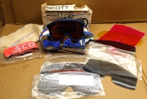 SCOTT MODEL 54 POLARIZED U.S.A. MULTI-LENS GOGGLE KIT WITH STRAPS OEM VINTAGE - Bild 1 von 10
