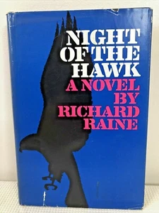 Night Of The Hawk By Richard Raine 1968 First American Edition Hardcover DJ VGUC - Picture 1 of 10