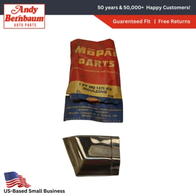 Dodge Coronet 1954 personalizado Royal Sierra ventana izquierda moldura junta tapa NOS 1475456 Foto 1 de 4