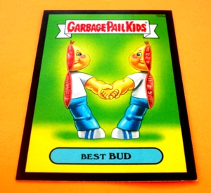 Tarjeta adhesiva Garbage Pail Kids Series 2 Black Border 2014 -BEST BUD- #104a - Imagen 1 de 1