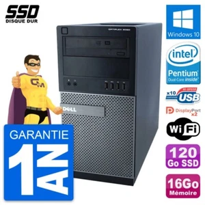 PC tour DELL OptiPlex 9020 Pentium G3220 RAM 16Go SSD 120Go Windows 10 Wifi - Bild 1 von 7