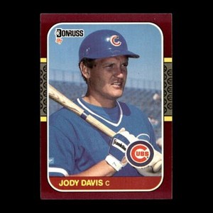 Jody Davis 1987 Donruss Opening Day Chicago Cubs #72 R319B 4