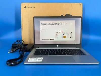 HP Chromebook 14a-nd0040nr 3015Ce 4GB 32GB BT5 WiFiAC 14W 31U18UA#ABA ✅❤️️✅❤️️ - Image 1 of 4