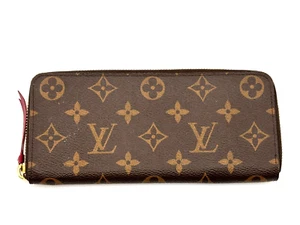 LOUIS VUITTON Monogram Portefeuille Clemence Wallet Fuchsia - Picture 1 of 19