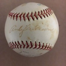 1955 Columbus Cardinals Signed Tm Baseball(St Louis Cardinals A Team Rare item!!