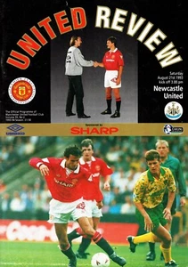 Manchester United - Newcastle United 1993/94 Premier League Programm 21.08.1993 - Bild 1 von 1