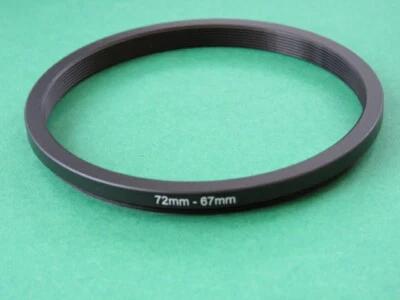 72-67 72mm-67mm Stepping Step Down Male-Female Filter Ring Adapter 72mm-67mm  - Image 1 of 2