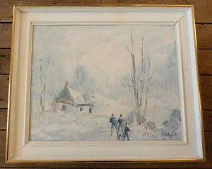 *Claude Gianolla Oil Painting Canvas - Toile Originale - Bild 1 von 2