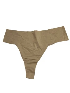 Skims Size 3X Desert Naked Thong NWT Panty Thong Soft - Picture 1 of 4