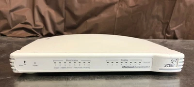 Conmutador de doble velocidad 3Com 3C16791 OfficeConnect 8 Plus 10/100Mbps, puertos RJ45 Foto 1 de 4