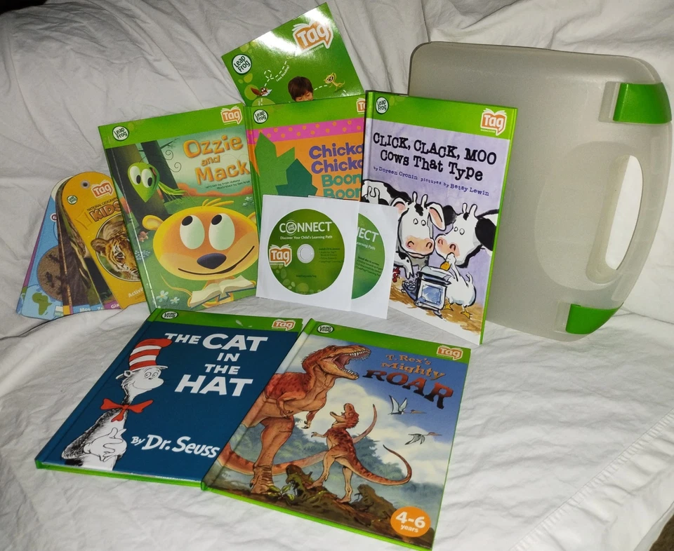 Leap Frog Tag Books Case National Geographic Cards CDs - Image 1 of 1