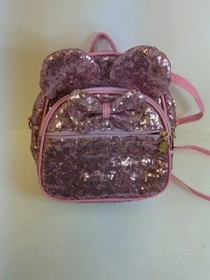 迪士尼米妮老鼠粉色亮片包/钱包 — 第 1/4 张图片