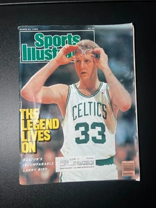 Sports Illustrated Larry Bird March 21 1988 Vintage Celtics Basketball Magazine  - Picture 1 of 4