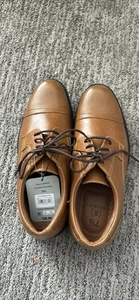 George Kunstleder Branford Oxford Schuh Komfort Fußbett Braun 7,5 Neu mit Etikett - Bild 1 von 2