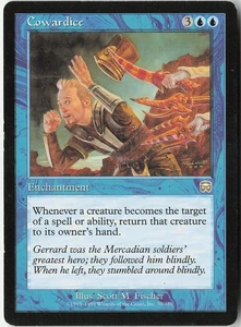 Feigheit 70 seltene Mercadian Masques MP MTG - Bild 1 von 2