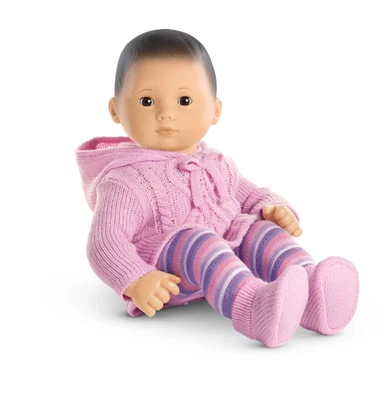 Conjunto Suéter American Girl Bitty Baby Twin Acurrucado - Nuevo en Caja - Retirado 2015 Foto 1 de 4