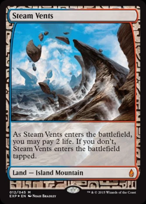 Steam Vents -Foil Near Mint MTG Zendikar Expeditions - Image 1 of 1
