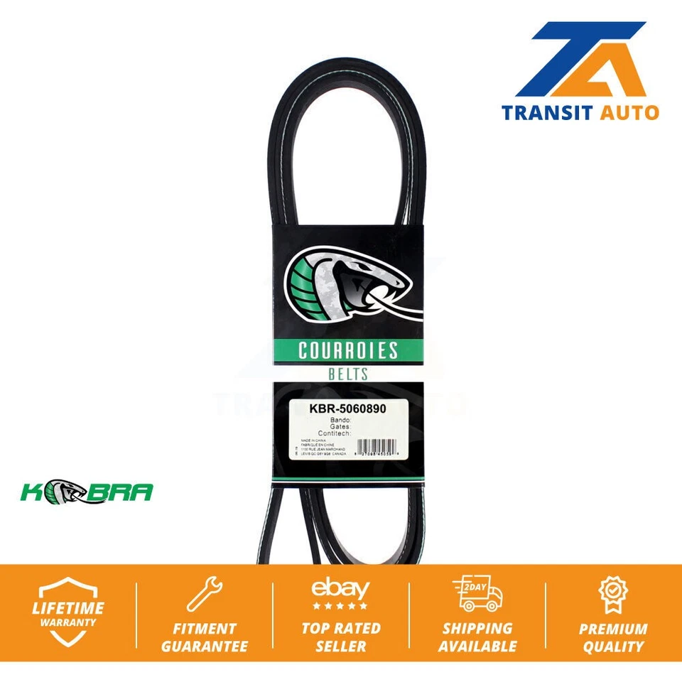 Main Drive Serpentine Belt For Ram 1500 Dodge Jeep Grand Cherokee Dakota 2500 90 Foto 1 de 1