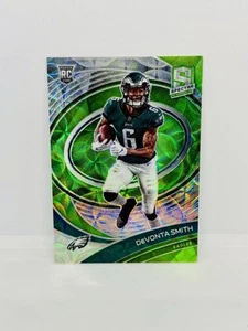 2021 Spectra DEVONTA SMITH Rookie Neon Green Scope Prizm /35 Eagles RC #146 - Foto 1 di 2