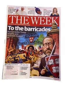 The Week Magazine May 2 2025 Harvard Trump Academic Freedom Politics Cover - Picture 1 of 3