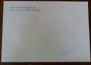 Porsche 911 with 2.2 litre engine 1969 UK market colour sales brochure - Picture 1 of 2