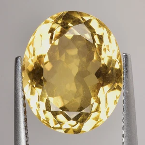 Piedra preciosa suelta natural corte ovalado Brasil berilo amarillo dorado heliodor de 8,00 quilates VS - Imagen 1 de 3