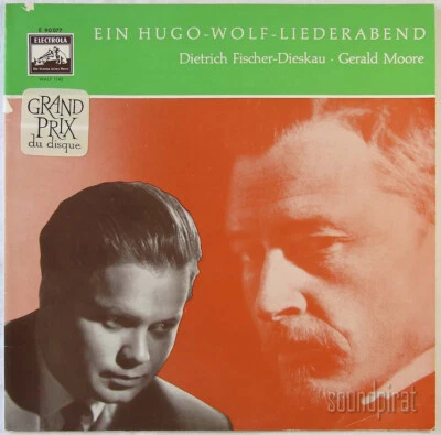 FISCHER-DIESKAU & MOORE HUGO WOLF SONG RECITAL HMV ELECTROLA ED.1 90077 NM - Image 1 of 3