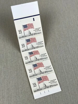 U.S. Complete Booklet  SCOTT #BK144 1985 22ct FLAG OVER CAPITOL MNH, #2116 - Image 1 of 3