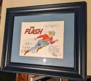 The Flash by Harry Lampert June 2000 Original Gold Age Artist - Picture 1 of 2