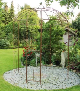 Rosenpavillon "Dornröschen" Stahlpavillon Gartenpavillon Spalier Rosenbogen - Bild 1 von 3