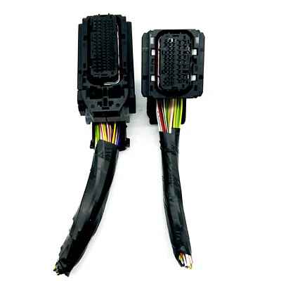 Un par de conectores de ECU de computadora de motor con arnés para Honda Accord Civic CRV XRV Foto 1 de 4