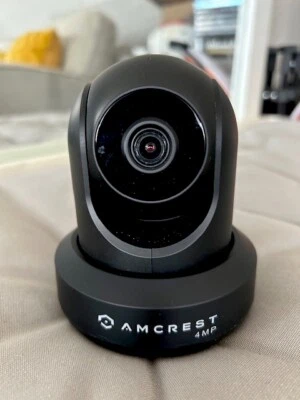 Amcrest 4MP ProHD Indoor WiFi Security IP Camera Pan/Tilt - Image 1 of 2