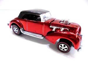 Redline Hotwheel Classic Cord CUSTOM RED SPECTRAFLAME/CLUB CAR 1 Of 1 BLT - Picture 1 of 11