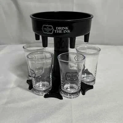 Dispensador de botellas de chupito Kraken y portador de vidrio de chupito Foto 1 de 4