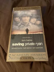 Saving Private Ryan SEALED VHS 2-Tape Set TOM HANKS Special Limited Edition - Picture 1 of 2