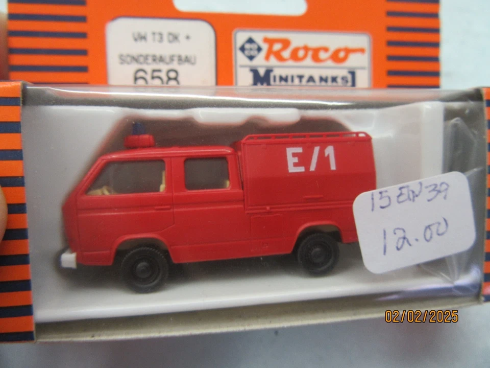 HO масштаб 1:87 Roco Minitanks 658 VW T3 DK E/1 - LNIB * - Изображение 1 из 3