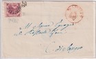 Napoli 1858: AQUILA svolazzo tipo 32 + cerchio rosso (Cat.57/109)