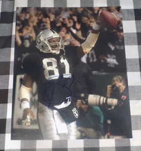 Tim Brown Signed 8x10 Photo Oakland Los Angeles Raiders Hall of Fame - Picture 1 of 1