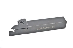 ZQ2020R-03 herramienta de corte ranura 3 mm soporte de corte para inserciones de carburo de un extremo - Imagen 1 de 6