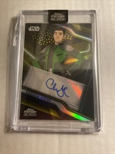 2022 Topps Star Wars Chrome Black Christopher Sean Kazuda Xiono Auto #A-CS /50